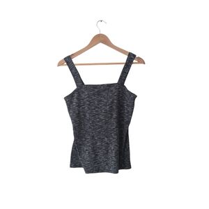 Bobeau Grey Knit Tank Top